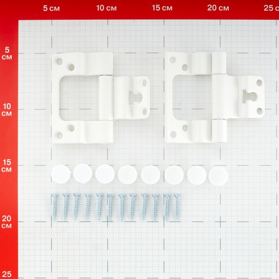 Коробка дверная Smart 70х28х2100 мм (1000 мм) ПВХ белая с петлями (2,5 шт.)