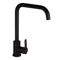Смеситель для кухни Corsa Deco Everest черный с высоким изливом однорычажный (966376)