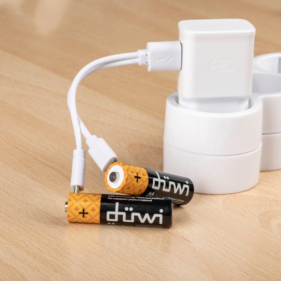 Аккумулятор Duwi AA пальчиковый HR6 1,5 В Li-Ion (2 шт.) (62010 5)