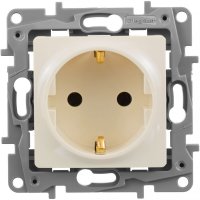Одноместный механизм розетки Legrand Etika