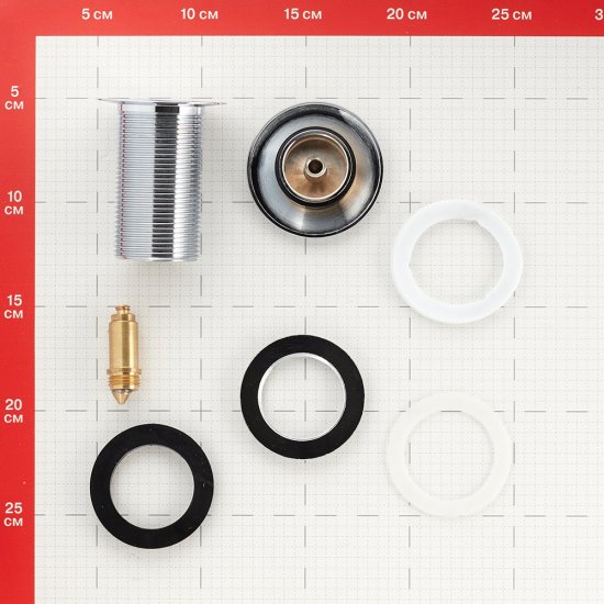 Донный клапан Wirquin клик-клак 1 1/4 без перелива хром (30723104)