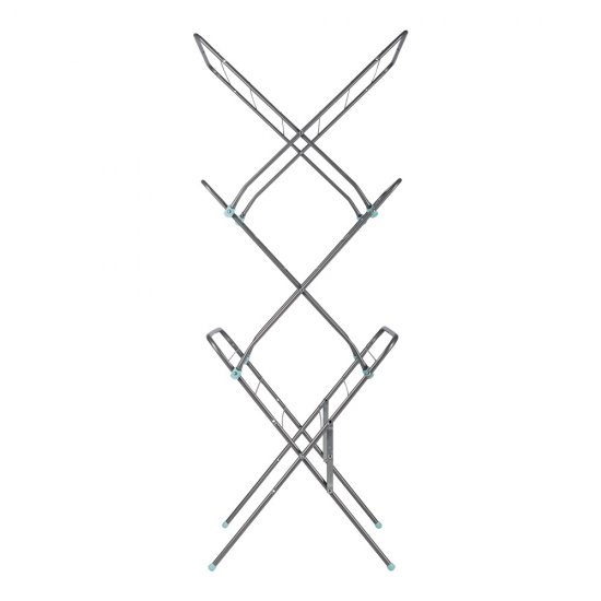 Сушилка для белья напольная Ника 15 м 530х495х1300 мм вертикальная серебро