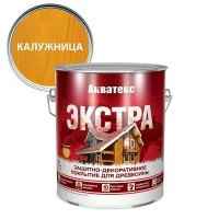 Антисептик Акватекс Экстра декоративный для дерева калужница 2,7 л
