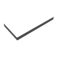 Экран для поддона Good Door Stella ABS-акрил 140х90х10 см прямоугольник черный (ЭЛ00181)
