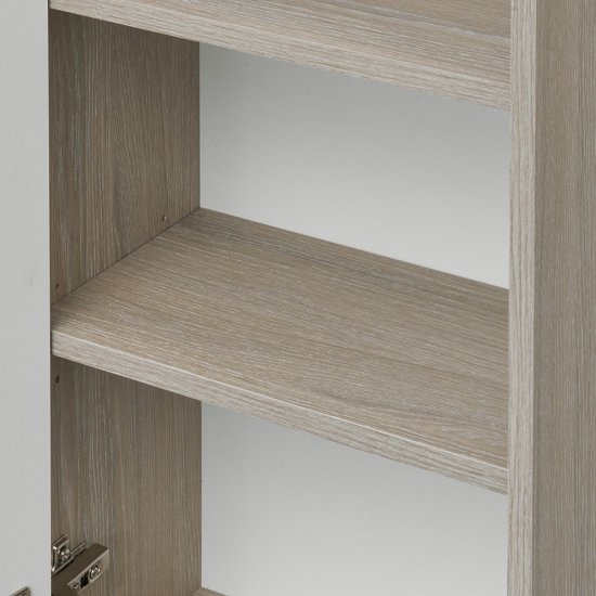 Пенал Aquaton Оливия 40 см подвесной грей/дуб ойстер