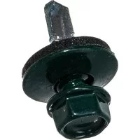 Кровельный саморез Стройметиз 5,5х19 RAL6005 зеленый мох (300 шт.)