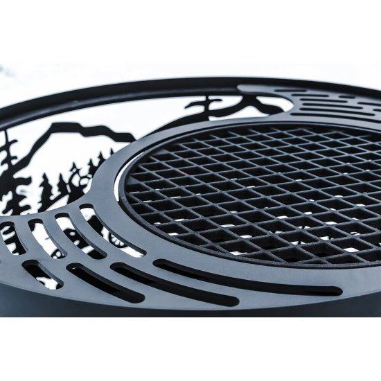 Решетка-гриль для чаши 1000 мм с чугунной вставкой