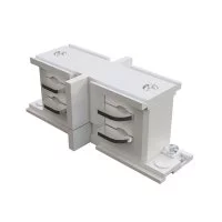 Коннектор для трехфазного шинопровода прямой Maytoni Trinity белый (TRA005CI-31W)