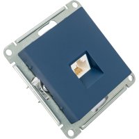 Розетка Systeme Electric Atlasdesign аквамарин
