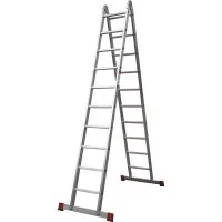 Шарнирная двухсекционная лестница Новая Высота 604410