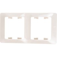 Вертикальная двухместная рамка Systeme Electric GLOSSA