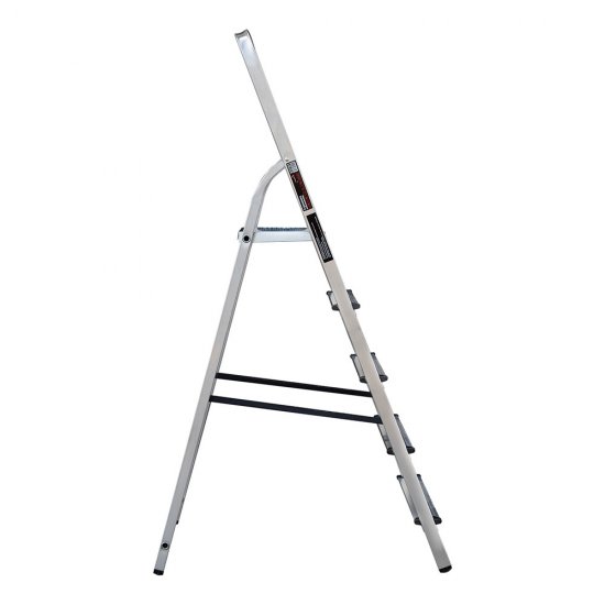 Стремянка алюминиевая 5 ступеней 80 мм 1,04 м Hesler