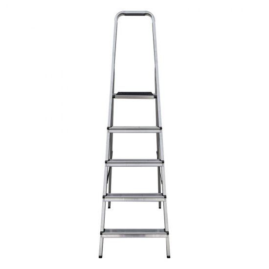Стремянка алюминиевая 5 ступеней 80 мм 1,04 м Hesler