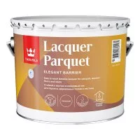 Лак алкидно-уретановый паркетный Tikkurila Lacquer Parquet глянцевый бесцветный 9 л