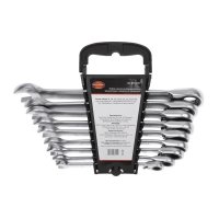 Набор гаечных ключей с трещоткой AV Steel 8-19 мм (AV-035190) (9 шт.)