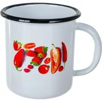 Эмалированная кружка appetite Паприка
