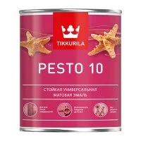 Эмаль алкидная Tikkurila Pesto 10 база С матовая 0,9 л