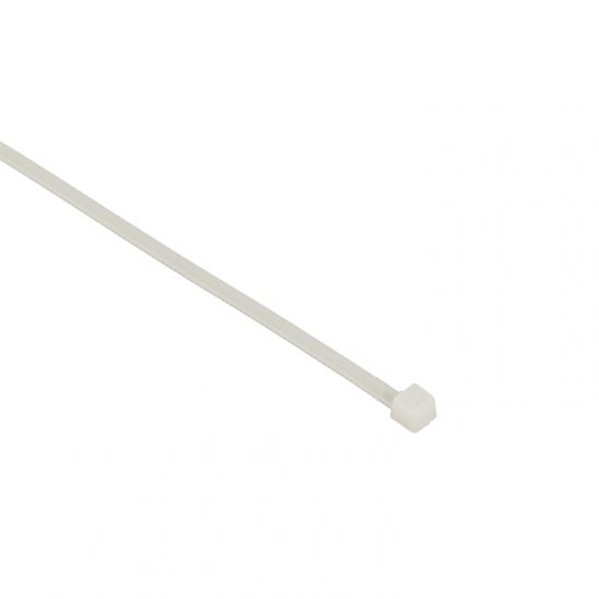 Стяжка кабельная EKF Basic 200х2,5 мм нейлоновая белая (100 шт.) (plc-c-2.5x200)
