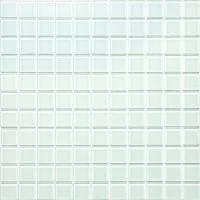 Мозаика Mir Mosaic Natural Color palette белая стеклянная 300х300х4 мм глянцевая
