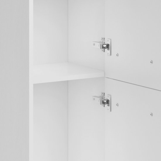 Пенал АСБ-Мебель Белмонти 35 см подвесной белый софт