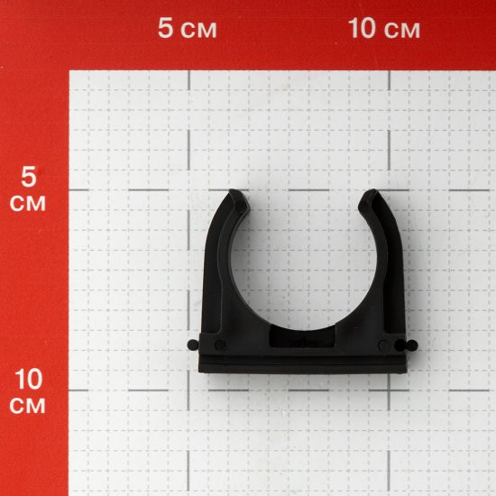 Крепеж-клипса для труб 40 мм Greenel черная (30 шт.) (GE50144-05)