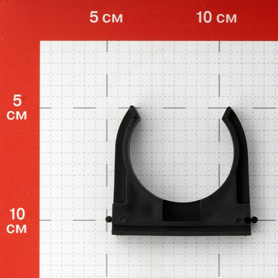 Крепеж-клипса для труб 50 мм Greenel черная (20 шт.) (GE50145-05)