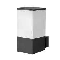 Светильник садово-парковый настенный Arte Lamp Plate черный E27 15 Вт IP65 (A3710AL-1BK)