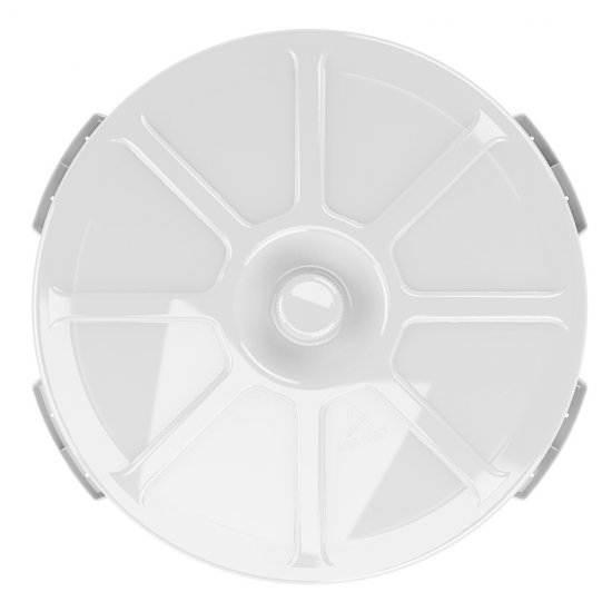 Бак бытовой Альт Пласт 40 л пластиковый с крышкой белый