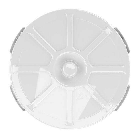 Бак бытовой Альт Пласт 80 л пластиковый с крышкой белый