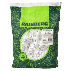 Мраморная крошка Rainberg 10-20 мм 10 кг белая