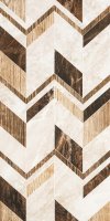 Плитка облицовочная Axima Гавана геометрия коричневая 600х300х9 мм (9 шт.=1,62 кв.м)
