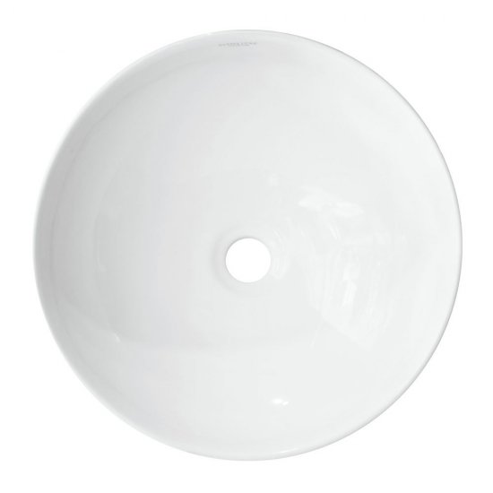 Раковина Sanita Luxe Art 40 см накладная белая (WB.CT/Art/40-N.Cut/WHT.G/S1)