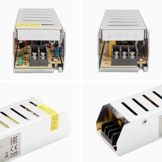 Блок питания для светодиодной ленты Apeyron 220/12 В 75 Вт IP20 (03-48)