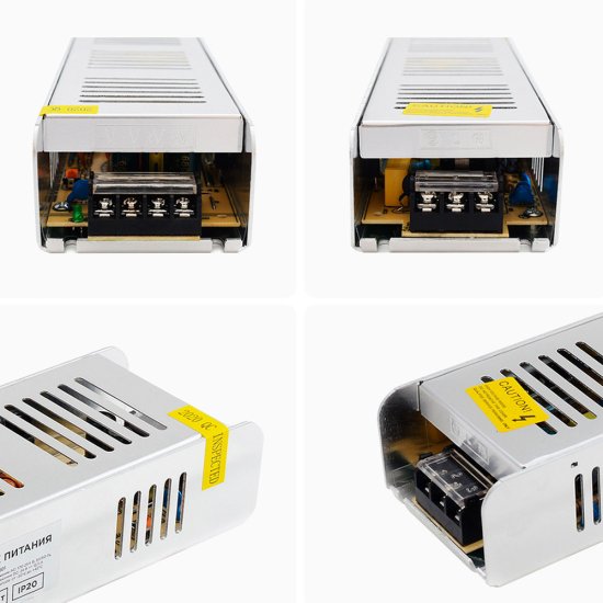 Блок питания для светодиодной ленты Apeyron 220/24 В 300 Вт IP20 (03-101)