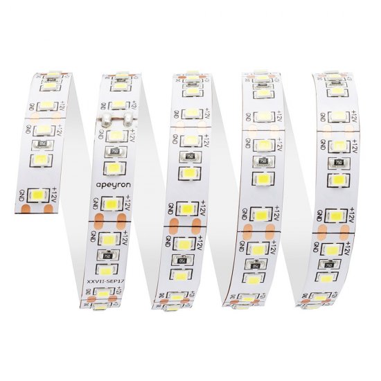 Лента светодиодная SMD 2835 6500К 12 В 14,4 Вт/м 2 м IP20 Apeyron (211BL)