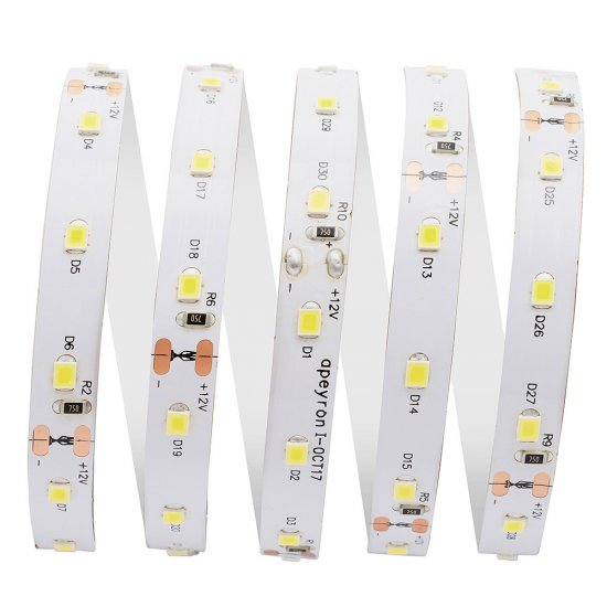 Лента светодиодная SMD 2835 6500К 12 В 8 Вт/м 5 м IP20 Apeyron (36ПРЗ)