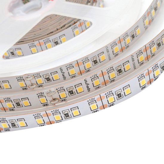 Лента светодиодная SMD 2835 3000К 12 В 12 Вт/м 5 м IP20 Apeyron (51BL)