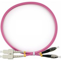 Дуплексный оптический патч-корд TopLan DPC-TOP-OM4-FC/P-SC/P-0.5