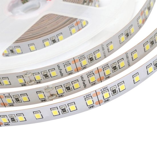 Лента светодиодная SMD 2835 3000К 24 В 20 Вт/м 5 м IP20 Apeyron (103ОО)