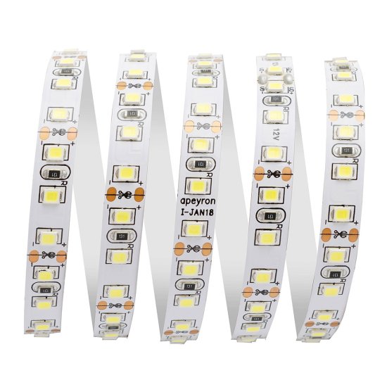 Лента светодиодная SMD 3528 6500К 12 В 9,6 Вт/м 5 м IP20 Apeyron (31BL)