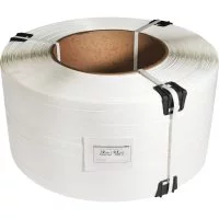Лента Кордленд ПП, 12x0,5 мм x 3 км, 120 кгс, белый, М/ПА