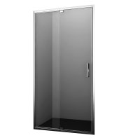 Душевая дверь WasserKraft Berkel 48P стекло прозрачное 100х200 см профиль хром 6 мм распашная (48P12)