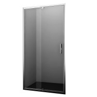 Душевая дверь WasserKraft Berkel 48P стекло прозрачное 120х200 см профиль хром 6 мм распашная (48P05)