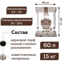Торф кислый Дачные рецепты 1108