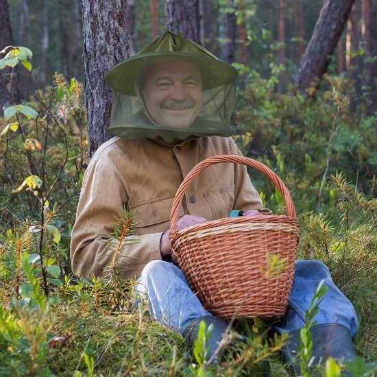 Шляпа от комаров Boyscout с шнуром для фиксации