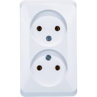 Двухместная розетка Systeme Electric Этюд