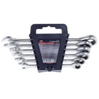 Набор гаечных ключей с трещоткой AV Steel 8-17 мм (AV-035060) (6 шт.)
