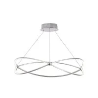 Светильник светодиодный подвесной Maytoni Weave 3000К 10 кв.м никель IP20 (MOD062PL-L56CH3K)