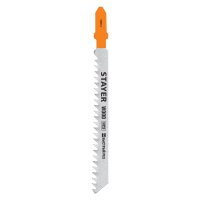 Пилки для лобзика Stayer T111C (15987-3_z02) по дереву L75 мм прямой рез (2 шт.)