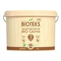 Состав защитный Текс Bioteks Эко-Сауна для бань и саун бесцветный 2 л